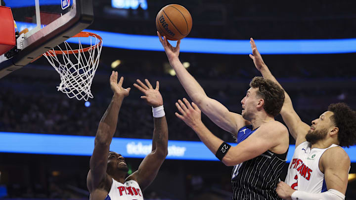 The Orlando Magic try to take a commanding 3-1 series lead as they face the Detroit Pistons again at the Kia Center after their strong showing in Game 3.
