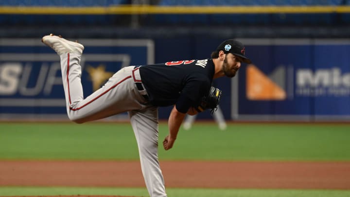 Atlanta Braves pitcher Ian Anderson is scheduled to make his second rehab start before taking the next step. Atlanta Braves pitcher Ian Anderson is scheduled to make his second rehab start before taking the next step.