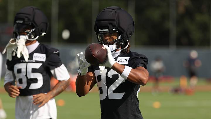 Jul 30, 2026; Houston, Texas, USA; Houston Texans wide receiver Lewis Bond (82) during training camp at Houston Methodist Training Center. Mandatory Credit: Troy Taormina-Imagn Images Jul 30, 2026; Houston, Texas, USA; Houston Texans wide receiver Lewis Bond (82) during training camp at Houston Methodist Training Center. Mandatory Credit: Troy Taormina-Imagn Images