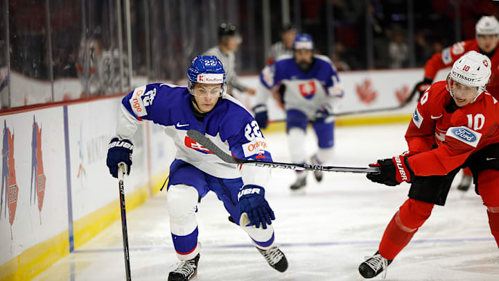 Alex Ciernik’s World Juniors tournament comes to an early end after suffering an injury in the preliminary round.