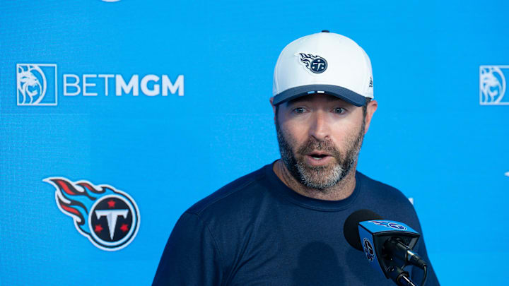 Tennessee Titans Head Coach Brian Callahan fields questions from the media Tennessee Titans Head Coach Brian Callahan fields questions from the media