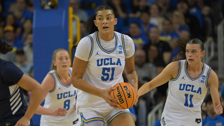 The UCLA Bruins and center Lauren Betts are favored to make the Final Four. The UCLA Bruins and center Lauren Betts are favored to make the Final Four.
