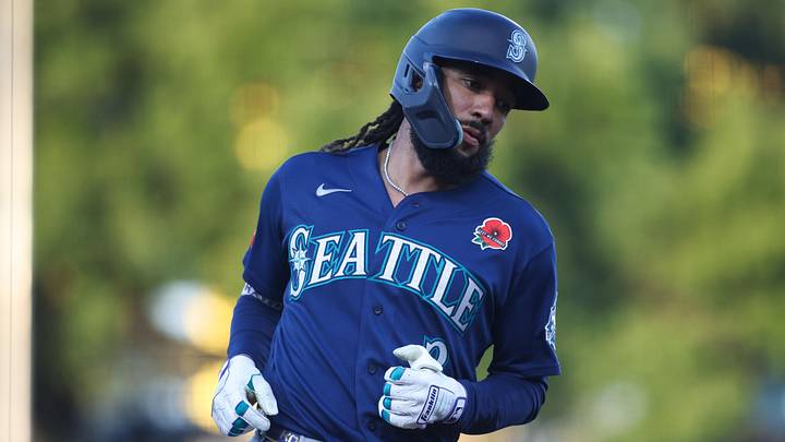 May 25, 2026; West Sacramento, California, USA; Seattle Mariners shortstop J.P. Crawford (3) jogs around the bases after hitting a solo home run during the fourth inning against the Athletics at Sutter Health Park. Mandatory Credit: Scott Marshall-Imagn Images