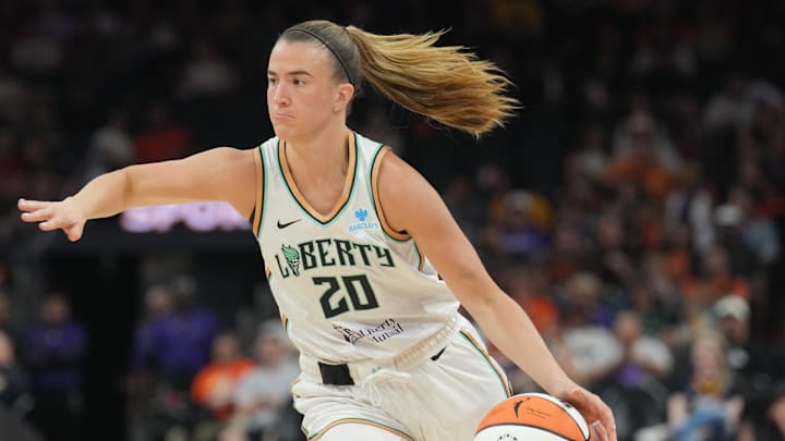The New York Liberty and guard Sabrina Ionescu are favored on Sunday at home.