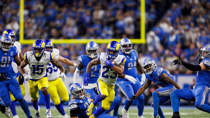 NFC Wild Card Playoffs - Los Angeles Rams Kyren Williams