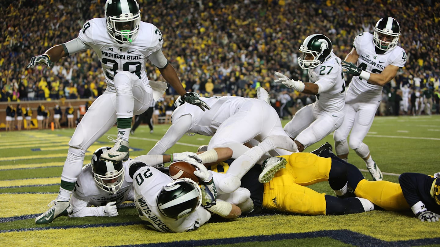 Where is Michigan State football ranked in 247Sports’ Team Talent rankings?