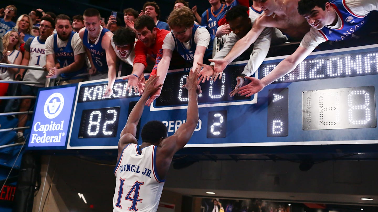 Allen Fieldhouse Magic Propels Kansas to Historic Win Over No. 1 Arizona