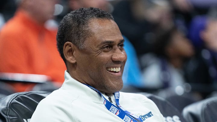 November 20, 2022; Sacramento, California, USA; Detroit Pistons general manager Troy Weaver 