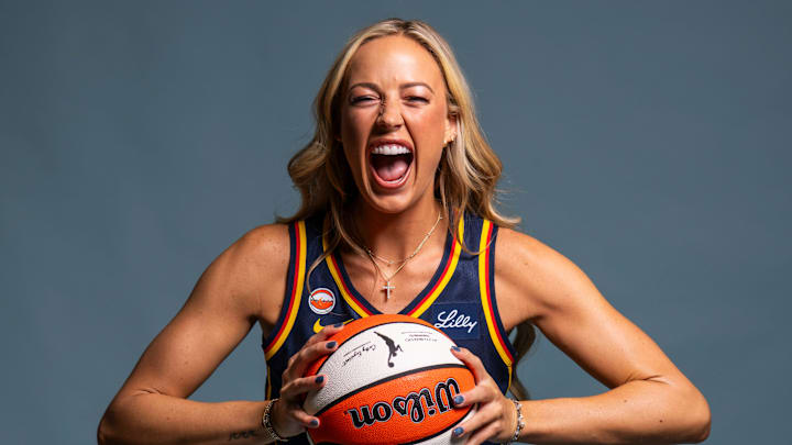 Indiana Fever guard Sophie Cunningham (8)