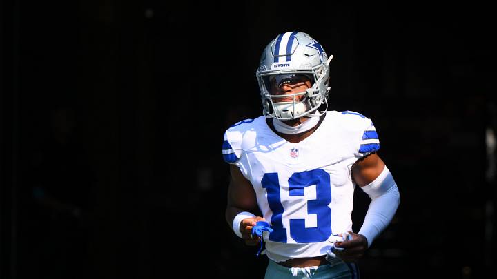 Dallas Cowboys safety Caleb Downs (13) enters the field before the game against the Seattle Seahawks at Lumen Field. Mandatory Credit: Steven Bisig-Imagn Images Dallas Cowboys safety Caleb Downs (13) enters the field before the game against the Seattle Seahawks at Lumen Field. Mandatory Credit: Steven Bisig-Imagn Images