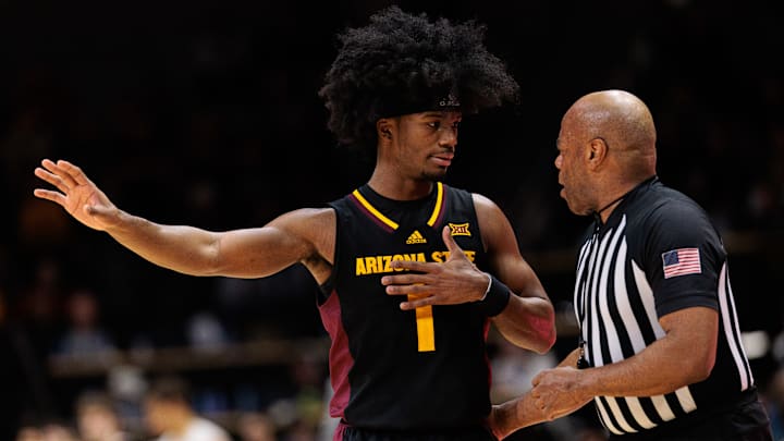 Arizona State's Alston Mason scored a season-high 25 points in the Sun Devils' 86-73 loss at Oklahoma State on Sunday, Feb. 9, 2025.