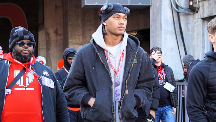 Chris Henry Jr. was at Ohio Stadium to watch the Ohio State Buckeyes take on the Michigan Wolverines in an NCAA football game on Saturday Nov. 30, 2024.