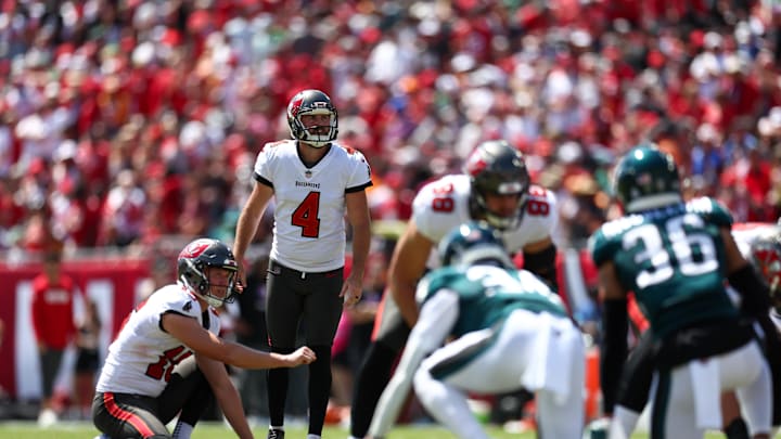 Tampa Bay Buccaneers place kicker Chase McLaughlin 