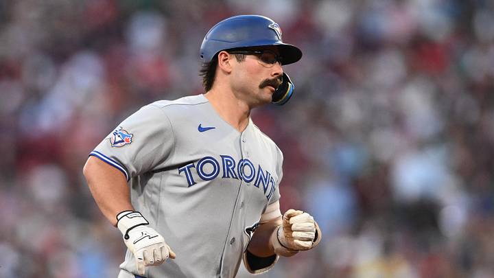Jun 16, 2026; Boston, Massachusetts, USA; Toronto Blue Jays left fielder Davis Schneider (36) runs the bases after hitting a solo home run against the Boston Red Sox during the fifth inning at Fenway Park. Mandatory Credit: Brian Fluharty-Imagn Images Jun 16, 2026; Boston, Massachusetts, USA; Toronto Blue Jays left fielder Davis Schneider (36) runs the bases after hitting a solo home run against the Boston Red Sox during the fifth inning at Fenway Park. Mandatory Credit: Brian Fluharty-Imagn Images