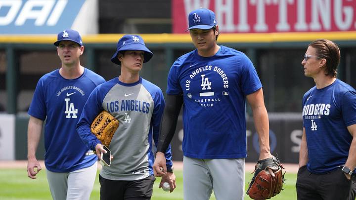 Los Angeles Dodgers two-way player Shohei Ohtani (17) warms up before the game against the Chicago White Sox at Rate Field on June 13, 2026. Los Angeles Dodgers two-way player Shohei Ohtani (17) warms up before the game against the Chicago White Sox at Rate Field on June 13, 2026.
