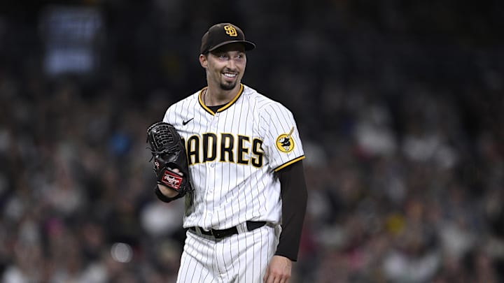 San Diego Padres starting pitcher Blake Snell