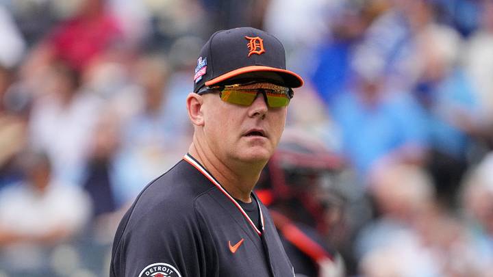 Detroit Tigers manager A.J. Hinch returns to the dugout. Credit: Denny Medley-Imagn Images Detroit Tigers manager A.J. Hinch returns to the dugout. Credit: Denny Medley-Imagn Images