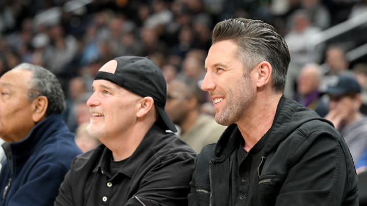 Washington Commanders coach Dan Quinn (left) and general manager Adam Peters (right). Washington Commanders coach Dan Quinn (left) and general manager Adam Peters (right).