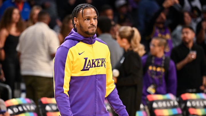 Bronny James fue elegido en el draft de 2024 por Los Angeles Lakers, con el pick 55