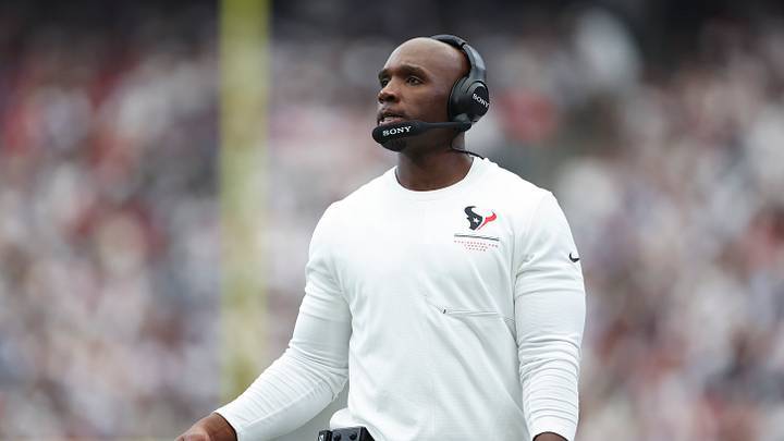 Sep 13, 2026; Houston, Texas, USA; Houston Texans head coach DeMeco Ryans reacts during the game against the Buffalo Bills at Reliant Stadium. Mandatory Credit: Troy Taormina-Imagn Images Sep 13, 2026; Houston, Texas, USA; Houston Texans head coach DeMeco Ryans reacts during the game against the Buffalo Bills at Reliant Stadium. Mandatory Credit: Troy Taormina-Imagn Images