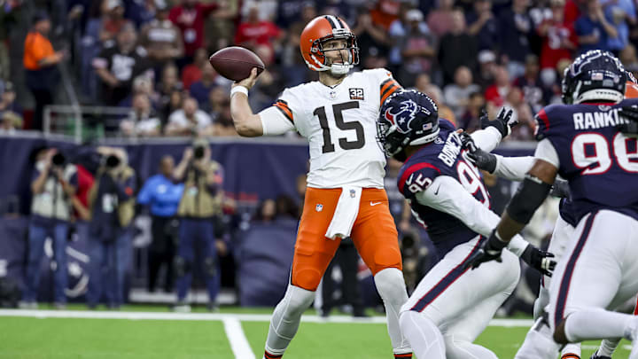 Joe Flacco started a playoff game for the Cleveland Browns two seasons ago.