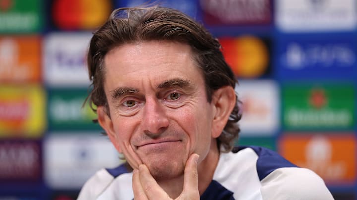 Tottenham Hotspur Training Session And Press Conference - UEFA Champions League 2025/26 League Phase Tottenham Hotspur Training Session And Press Conference - UEFA Champions League 2025/26 League Phase