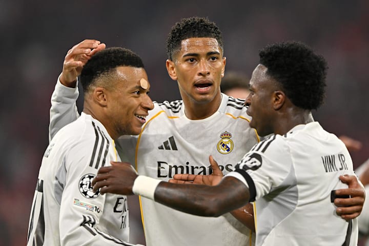 Kylian Mbappé, Jude Bellingham, Vinícius Jr กีลียัน เอ็มบัปเป, จูด เบลลิงแฮม, วินิซิอุส จูเนียร์