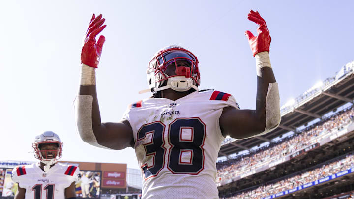 New England Patriots running back Rhamondre Stevenson currently ranks 10th in the NFL in rushing, averaging 5.1 yards per carry.