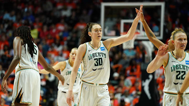 New York Liberty forward Breanna Stewart (30).