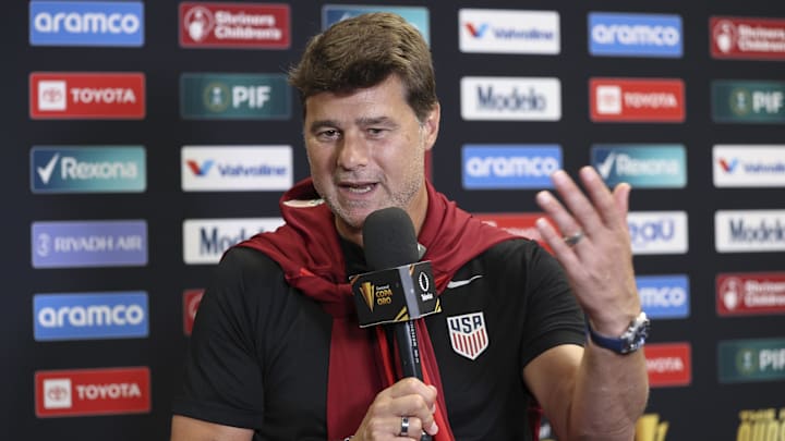 Mauricio Pochettino leads the USMNT into the Gold Cup final against Mexico on Sunday. 