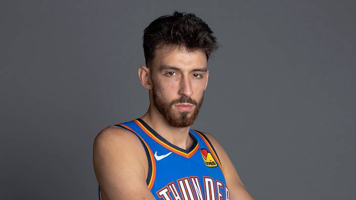 Sep 28, 2026; Oklahoma City, OK, USA; Oklahoma City Thunder center/forward Chet Holmgren (7) poses for a photo during Oklahoma City Thunder Media Day at Paycom Center. Mandatory Credit: Alonzo Adams-Imagn Images Sep 28, 2026; Oklahoma City, OK, USA; Oklahoma City Thunder center/forward Chet Holmgren (7) poses for a photo during Oklahoma City Thunder Media Day at Paycom Center. Mandatory Credit: Alonzo Adams-Imagn Images