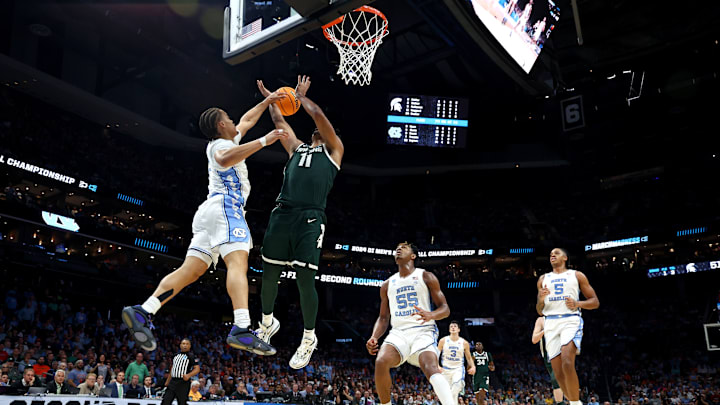 Sophomore Seth Trimble's defense was incredible during UNC's second-round outing vs. Michigan State. 