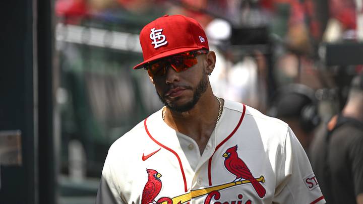 Aug 29, 2026; St. Louis, Missouri, USA; St. Louis Cardinals left fielder Joshua Baez (22) looks on prior to a game against the Pittsburgh Pirates at Busch Stadium. Mandatory Credit: Joe Puetz-Imagn Images Aug 29, 2026; St. Louis, Missouri, USA; St. Louis Cardinals left fielder Joshua Baez (22) looks on prior to a game against the Pittsburgh Pirates at Busch Stadium. Mandatory Credit: Joe Puetz-Imagn Images