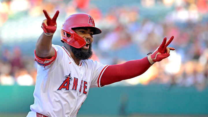 Los Angeles Angels infielder Luis Rengifo