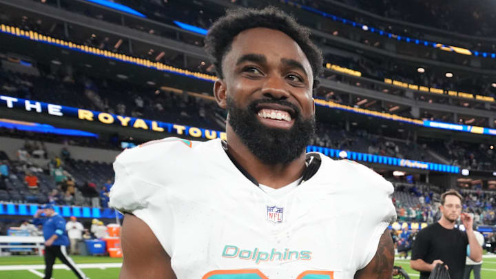 Miami Dolphins running back Raheem Mostert (31)