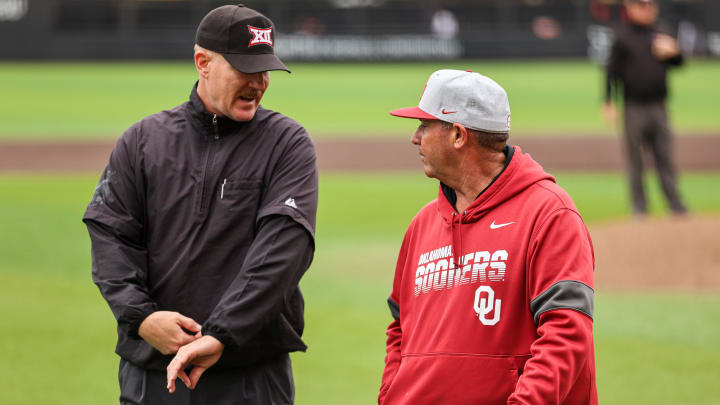 Oklahoma baseball head coach Skip Johnson