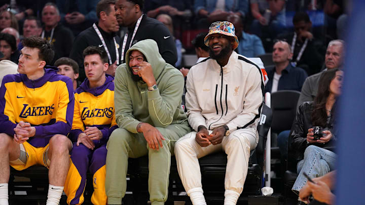 Los Angeles Lakers star Anthony Davis had a hilarious reaction to the opening night victory.