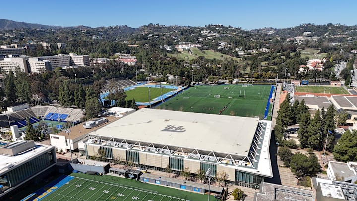 The campus of UCLA. Mandatory Credit: Kirby Lee-Imagn Images