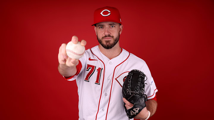 Cincinnati Reds pitcher Connor Overton Cincinnati Reds pitcher Connor Overton
