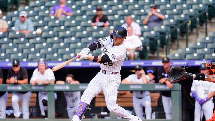 Brett Sullivan (26) hits a two-run single in the eleventh inning against the Baltimore Orioles Credit: Ron Chenoy-Imagn Images Brett Sullivan (26) hits a two-run single in the eleventh inning against the Baltimore Orioles Credit: Ron Chenoy-Imagn Images