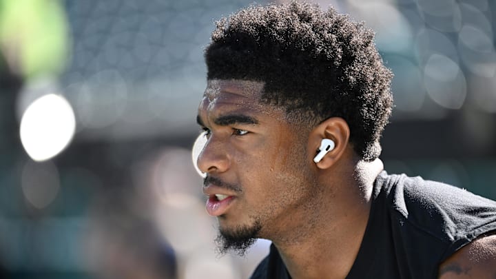 Philadelphia Eagles linebacker Jihaad Campbell Philadelphia Eagles linebacker Jihaad Campbell