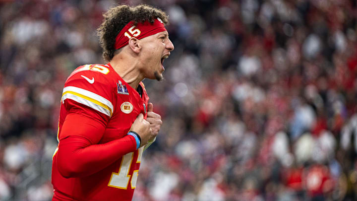 Kansas City Chiefs quarterback Patrick Mahomes (15)