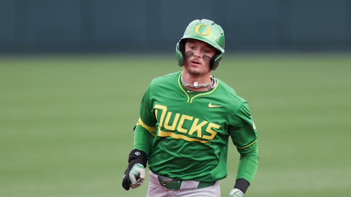 Mason Neville crushed a two-run homer in the ninth for the Ducks, his 12th of the year. The Ducks' leadoff hitter is hitting .320 with 26 RBIs and seven stolen bases.