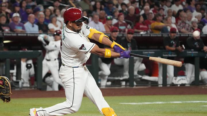 Gabriel Moreno and the Diamondbacks are home favorites against the Marlins. Gabriel Moreno and the Diamondbacks are home favorites against the Marlins.