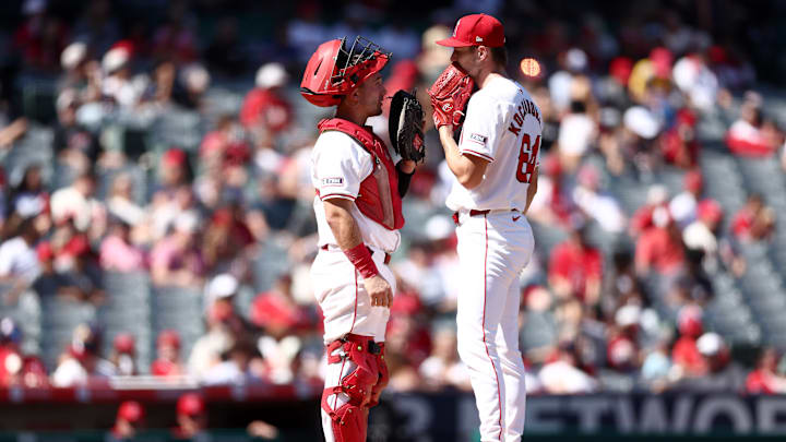 Texas Rangers v Los Angeles Angels