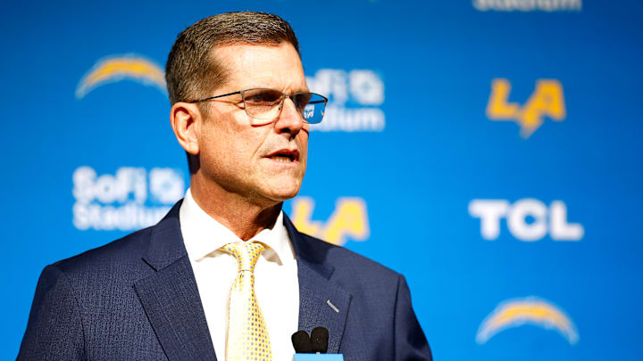 Los Angeles Chargers Introduce Jim Harbaugh As Head Coach