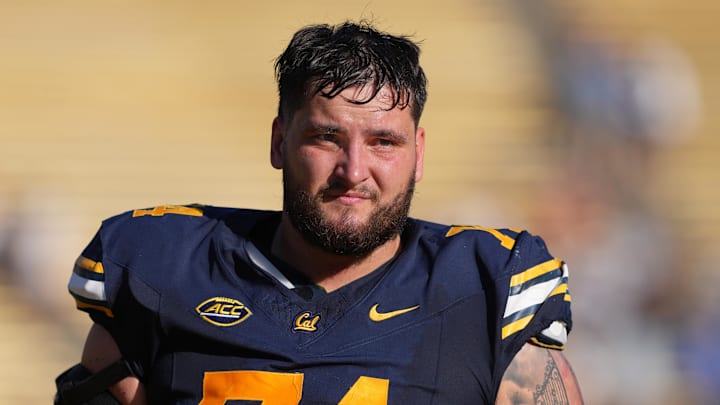 Cal offensive lineman Matthew Wykoff 