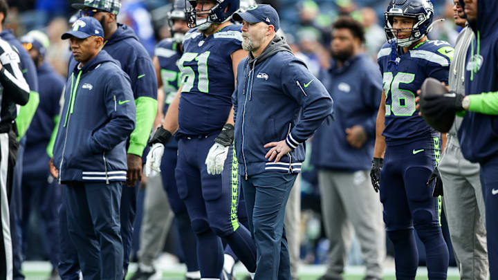 Ryan Grubb with the Seattle Seahawks