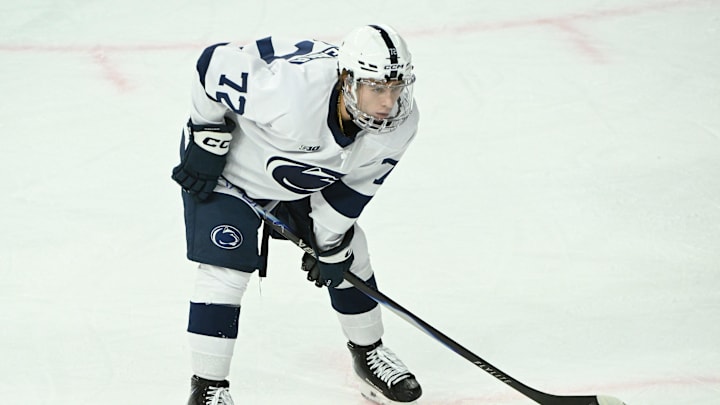 Penn State hockey star Gavin McKenna will no longer face a felony aggravated assault charge.