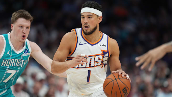 Phoenix Suns guard Devin Booker is a solid prop target on Sunday. Phoenix Suns guard Devin Booker is a solid prop target on Sunday.